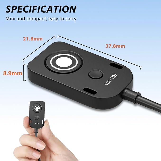 for Samsung Shutter Cable Camera Release Remote for NX20/NX30/NX Mini/NX100/NX200/NX210/NX300/NX500/NX1000/NX1100/NX2000 Camera Small Button Accessory