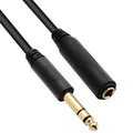 Tisino 1/4 Extension Cable 20 ft, Headphone Extension Cable Quarter inch TRS Male to Female Stereo Guitar Extension Cable Cord