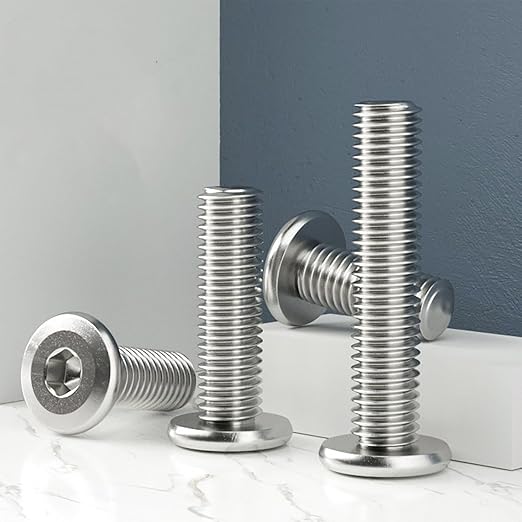 3/16-24 x 1-1/2" (30 Pack) Flat Head Hex Socket Cap Screws Bolts, 304 Stainless Steel 18-8, Hex Drive, Bright Finish, Fully Machine Thread