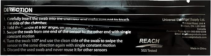 UES DDR15 APS-C Sensor Cleaning Swabs for Reflex and Mirrorless Digital Camera Compatible with Sony, Nikon, Canon CCD CMOS Sensors Clean (10 x Swabs)