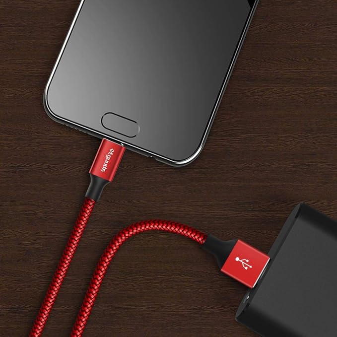 Long USB C Cable [12ft, 2-Pack], etguuds Fast Charging USB A to Type C Charger Cable Braided for Samsung Galaxy S22 S21 S20 Ultra 5G S10 S10E S9 Note 20 10 9, A10e A20 A33 A32 A50 A70, LG, Moto, Pixel