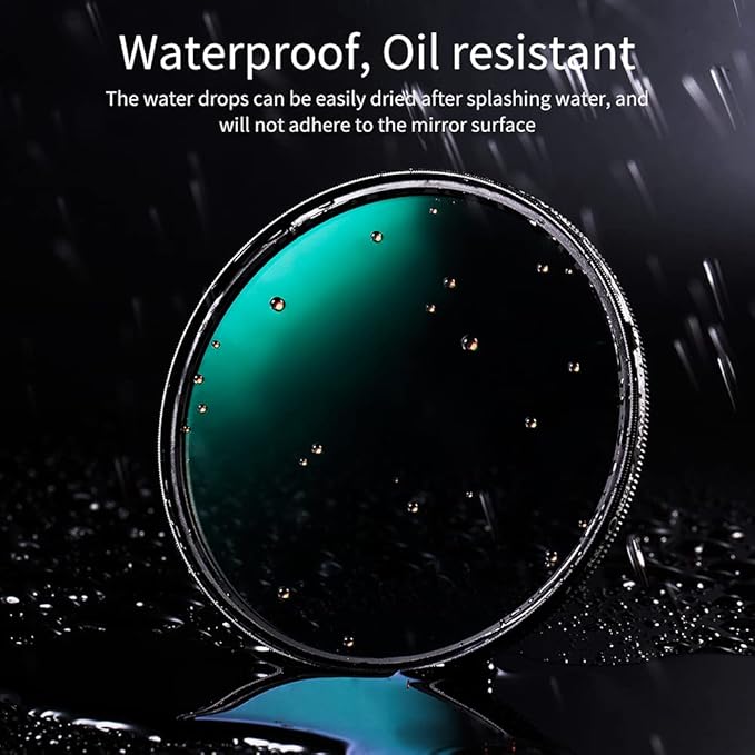 K&F CONCEPT 77mm Circular Polarizers Filter Polarizing Filter 28 Multi-Layer Coated Super Slim High Definition CPL Lens Filter (Nano-X Series)