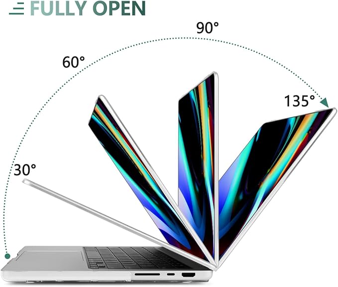 DONGKE for M4 MacBook Pro 16 Inch Case 2024 2023 2021 A3403 A3186 M3 A2991 M2 A2780 M1 A2485 Pro/Max Chip, Plastic Hard Shell Case & Keyboard Cover for Mac Pro 16 with Touch ID, Flower Blossoms