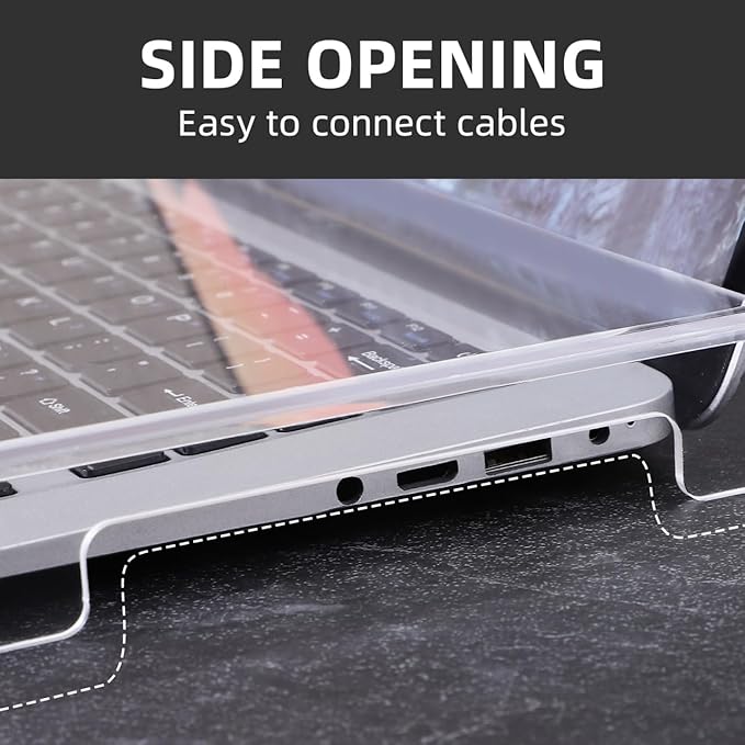 Gadpiparty Acrylic Keyboard Cover Clear Waterproof Laptop Keyboard Protector Computer Mechanical Keyboard Accessories 14 Inch