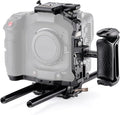 Tilta Camera Cage Compatible with Canon C80 Advanced Kit | Includes Tilta Xeno NATO Side Handle, 15mm LWS Baseplate, Aluminum Rods & Button Extensions | NATO, Cold Shoe, 1/4"-20 & 3/8"-16 Threads