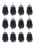 RCA Plugs for Speaker Wire, RCA to AV Screw Terminal Connector, Phono RCA Male Plug Solderless Converter Audio/Video Speaker Wire Connectors Solderless Adapter(12 Pack)