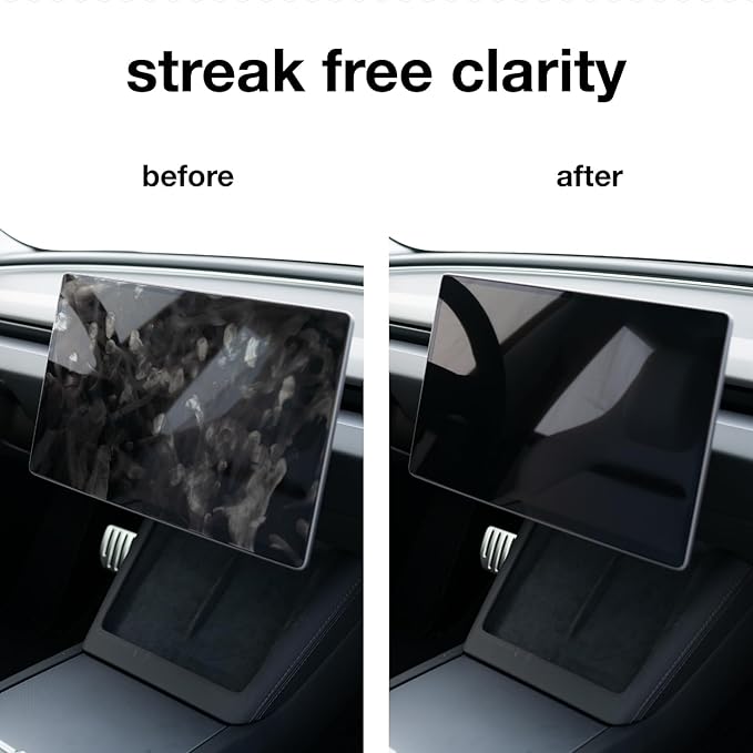 Slate Screen Cleaner Spray and Microfiber Cloth - Streak Free - Cleans Laptop, Computer, Tablet, Phone, TV, and Car Screens, Biodegradable Plant-Based Formula, Touch Safe, 3oz 2-Pack