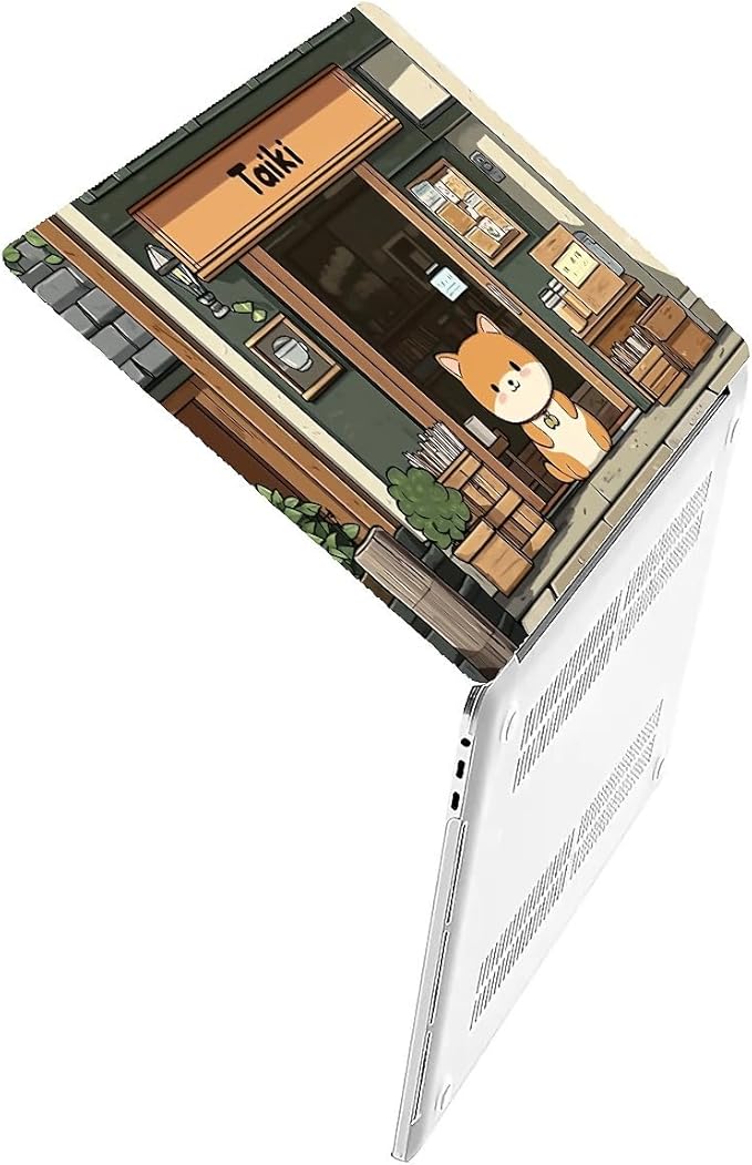 Compatible with MacBook Air 13.3 13.6 Inch Case 2022 2021 2020 2019 Plastic Hard Shell Case Cover,13.6 Air (A2681) M2 2022, A Cute Shiba