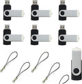 lcwamy 8GB Flash Drives 50 Pack USB Drives Bulk USB Flash Drive 50 Pack Thumb Drive Pack Flash Drive Bulk Memoria USB CupShadow (Black, No Logo)