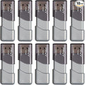 PNY 32GB Turbo Attaché 3 USB 3.0 Flash Drive, Silver (Pack of 10)
