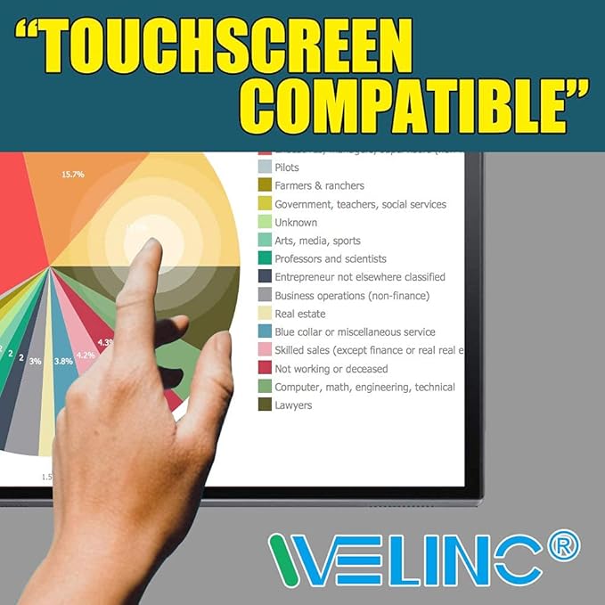 15.0 Inch - 16:9 Aspect Ratio - Laptop Privacy Screen Filter for Widescreen Laptop - Notebook - Anti-Glare - Anti-Scratch Protector Film for Data confidentiality