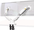 NB North Bayou Dual Monitor Desk Mount Stand Full Motion Swivel Computer Monitor Arm for Two Screens 17-27 Inch with 4.4~19.8lbs Load Capacity for Each Display F160-W