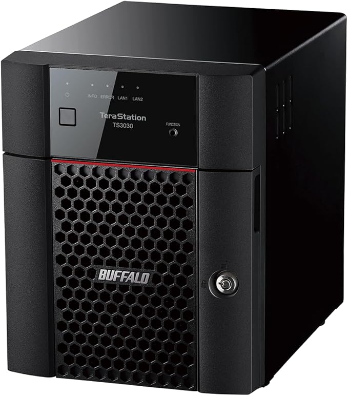 BUFFALO TeraStation 3430DN 4-Bay 4TB (2x2TB) Desktop Small-Med Business NAS w/Hard Drives Included