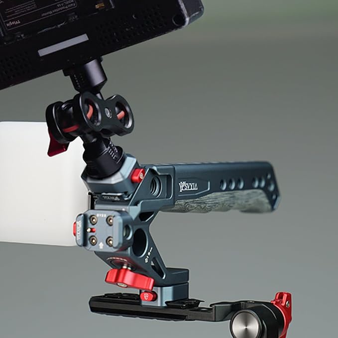 SY38 Camera Quick Release Foldable Half Cage,Camera Cage Compatible with SY22 SY38 SY50 Quick Release System,Compatible Arca and 38mm 50mm Bayonet and Tripod on The Market,V3802