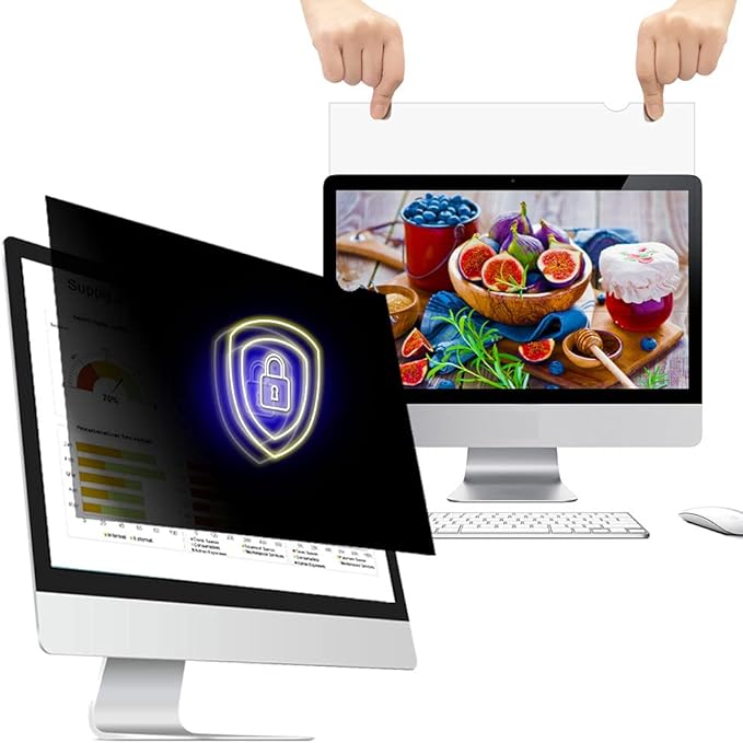 31.5 Inch 16:9 - Computer Privacy Screen Filter for Widescreen Monitor - Anti-Glare - Anti-Scratch Protector Film - Please Measure Carefully