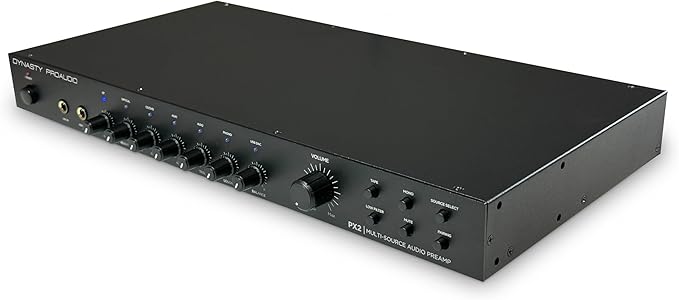 PX2 High Definition Multi-Source Home Audio Preamp with Qualcomm® aptX™ Lossless Bluetooth 5.3 Chipset/USB DAC Interface Built-in