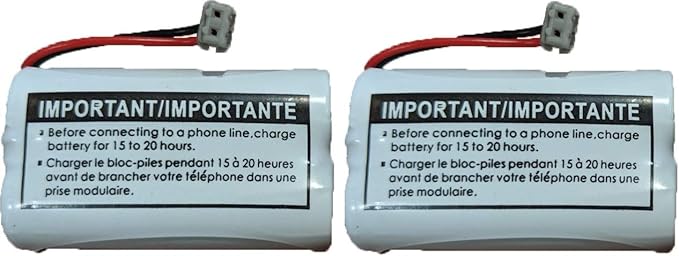 JustGreatDealz Battery BT-1007 BT1007 BT904 BT-904 BT1015 BT-1015 BBTY0651101 BBTY0460001 BBTY0510001 BBTY0624001 BBTY0700001 HHR-P506 HHR-P506A Compatible with Uniden Telephones (2-Pack)