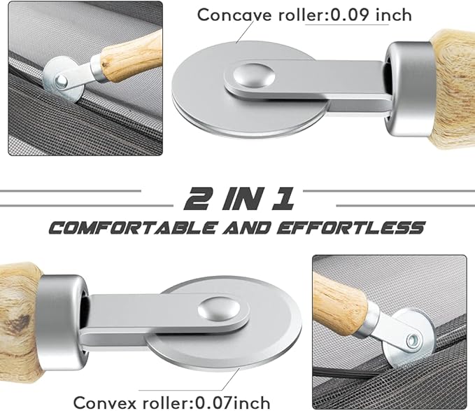 Fiberglass Screen Repair Kit, Black, 48" x 110", Easy to Install, Up to 5 Years Lifespan, Wide Application