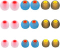 Silicone Replacement Earbud Tips Earbud Covers Ear Tips Fit for in-Ear Headphones (Inner Hole 3.8mm -5.1mm) Earbud Replacement Tips 9 Pairs