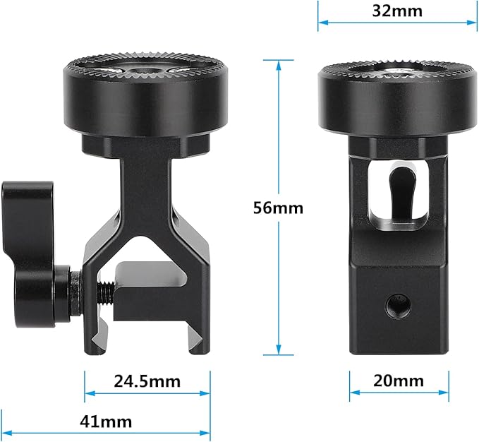 CAMVATE NATO Clamp to Rosette Adapter Extension Mount - 3293