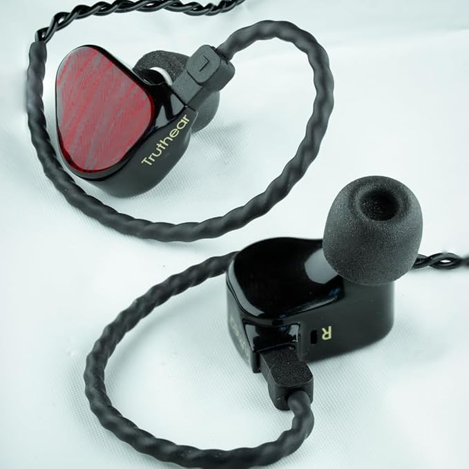 Comply 600 Core Series | Memory Foam Replacement IEM Ear Tips for Truthear, Sennheiser, Moondrop & More | Superior Noise Isolation, Ultimate Comfort, Secure Fit | Black, Medium (3 Pairs)