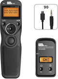 Wireless Remote Shutter Compatible for fujifilm, PIXEL TW-283 90 Remote Shutter Release 2.4G Wireless Timer Remote Control Compatible for Fuji Cameras