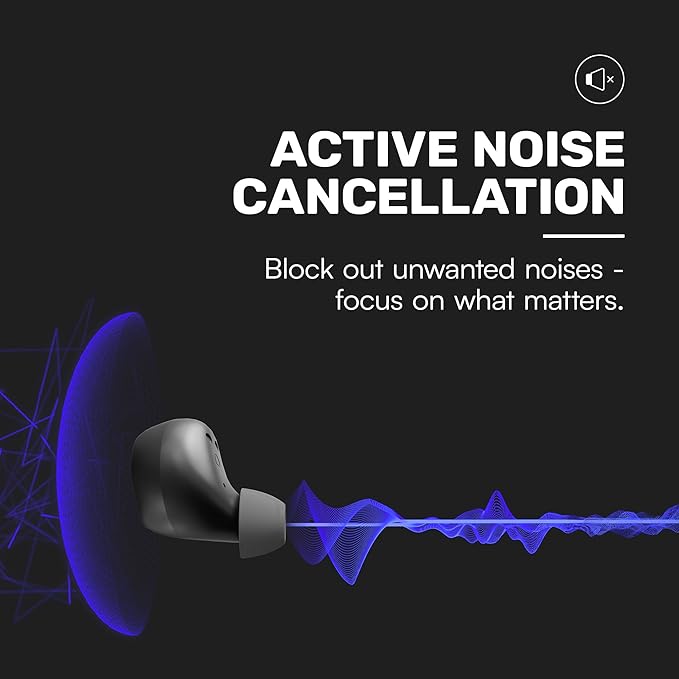 Raycon Everyday Earbuds Plus - Bluetooth True Wireless in-Ear Buds with 32 Hours Playtime, Multipoint Technology, Extreme Comfort, and Active Noise Cancellation (Blush Violet)
