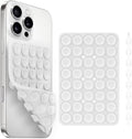 Silicone Suction Cup Phone Case Mount Double Sided, Phone Accessories Hands-Free Strong Grip Holder for Selfies and Videos, Silicon Phone Stand for iPhone and Android Translucent