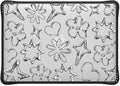 CASETiFY Impact MacBook Air 13" (M1/Intel) Case [Cushioned Impact Corners/Scratch-Resistant/Anti-Slip Grip] - Chrome Doodles - Clear Black