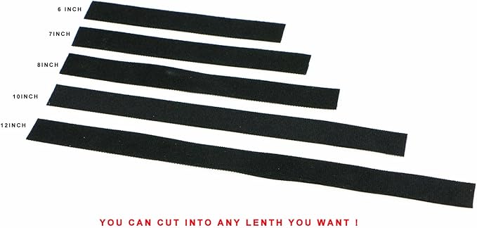 Pasow Fastening Tape Cable Tie Double Side Nylon Power Wire Management 3/4Inch 1 Roll Hook (5 Yards, Style 1)