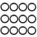 12 Pcs Rubber Grommets, 1-3/4" Inside Diameter 2" Drill Hole Rubber Wire Grommets O Ring Grommets for Wire, Firewall, Cables, Plugs, Automotive