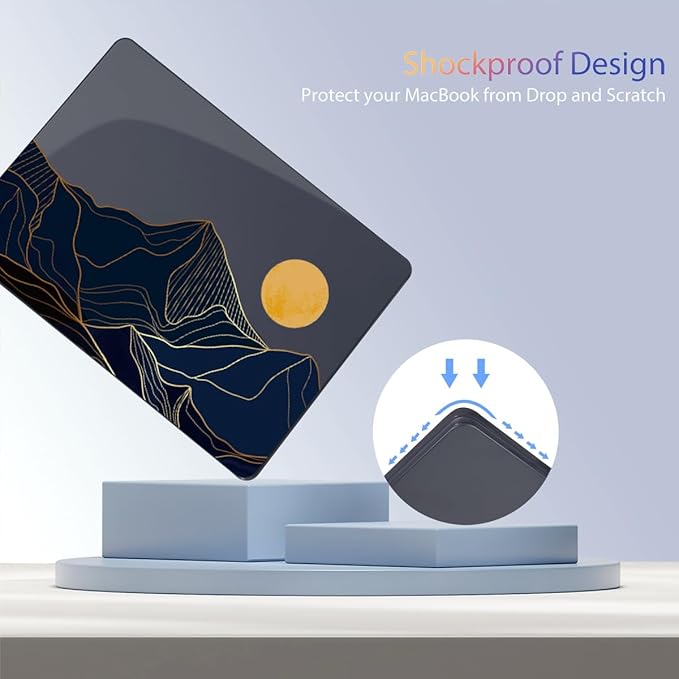【CASE for MacBook Air 15 INCH】 - Only Compatible with M3 M2 MacBook Air 15 inch 2023 2024 Release with Liquid Retina Display & Touch ID, Model: A3114/A2941.
