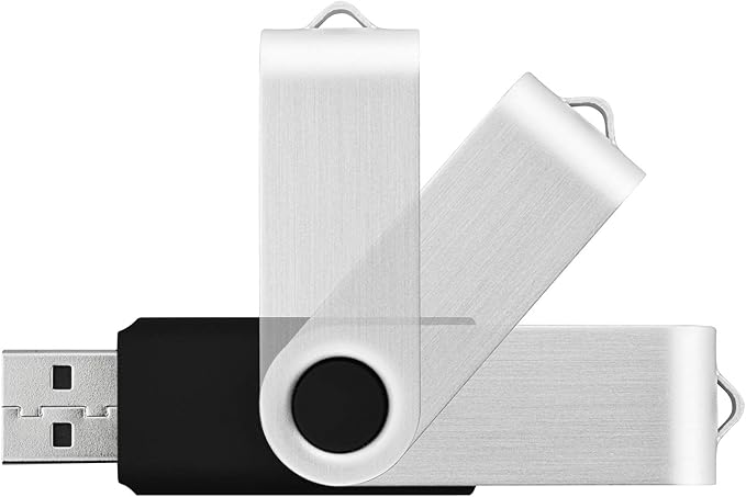 2 GB Flash Drives KOOTION 20 Pack USB 2.0 Flash Drives Wholesale Memory Stick Thumb Drives Jump Dive, Black