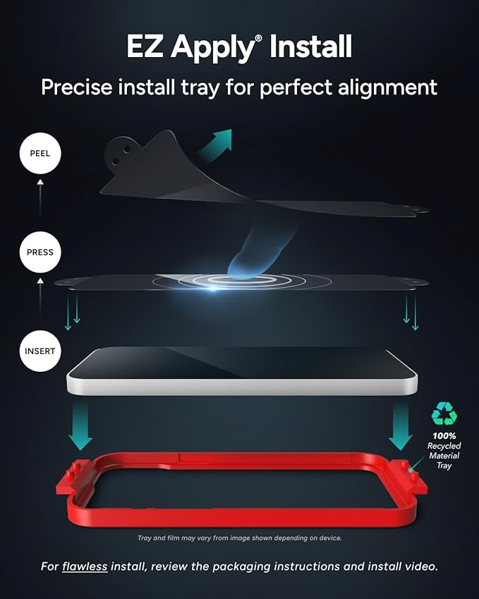 ZAGG InvisibleShield Glass Elite Anti-Glare iPhone 15 Screen Protector - 5X Stronger with Reinforced Edges, Scratch & Smudge-Resistant Surface, Matte Finish, Easy to Install