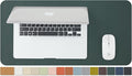 Compact Cork Desk Mat - Small Dual-Sided Desk Pad for Office and Home - Desk Organization and Accessories - Ideal for Large Mouse Pad and Small Desk Mats on Top of Desks(Dark Green,23.6"x 11.8")