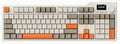 NACODEX AK35I V3 104 Keys RGB Gasket Mount Mechanical Keyboard | Amazing 8000mAh Bluetooth /2.4G /Wired PC Gaming Custom Keyboard with Five Layer Pad | Knob Control | Cherry Profile PBT Keycaps