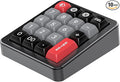 Adventurers K812 Wired Mechanical Numeric Keypad, 19-Key Hot-Swappable RGB Numpad, Macro Programmable, Detachable Type-C Cable, Game/Office Mode Switch – for PC/Laptop/Desktop (Black)