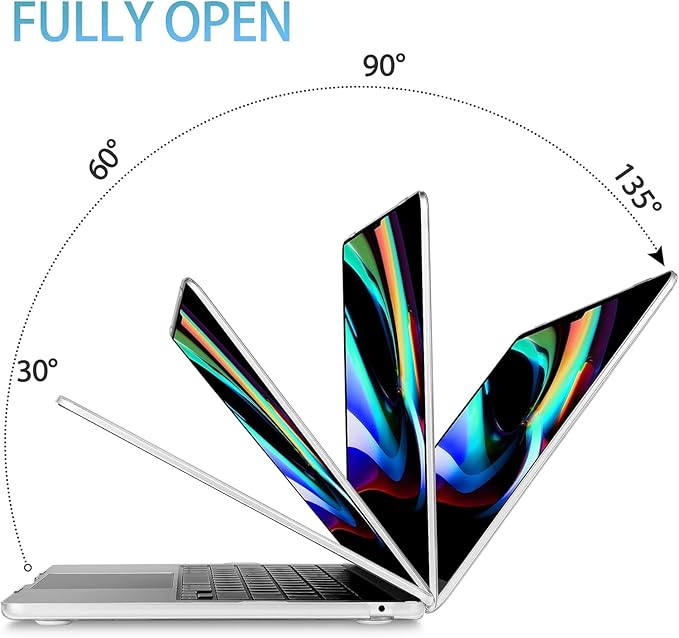 Mektron for 2025 M4 MacBook Air 13.6 Inch A3240 Case Fits 2023 A2681 M2 2024 A3113 M3 Chip with Liquid Retina Display Touch ID, Printed Plastic Hard Shell Cover for MacBook Air 13.6", Colorful Cacti