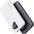 2025 Portable Charger(2pack in 1box) with Built in Cables, 12800mAh Travel Essential Battery Pack, 4 Outputs 2 Inputs Slim Power Bank with Cord Wires Compatible with iPhone,Samsung,Android