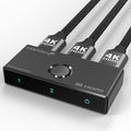 Fosmon 4K HDMI Switch 4K@60Hz, Bi-Directional 1 in 2 Out / 2 in 1 Out HDMI Switcher, High Speed 18Gbps Splitter Selector Compatible with PS5, PS4, Xbox, Roku, Apple TV, Fire Stick