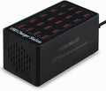 Charging Station, 100W20Port USB Charging Station, Multiple USB Charger Station, Charging Station for Multiple Devices, Multi USB Charging Station, Chargers for Multiple Devices, black