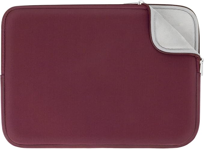 RAINYEAR 13 Inch Laptop Sleeve Compatible with 13.3" MacBook Air/Pro M1 M2 M3 M4 A3240 A3113 A2681 A2337 A1932 A2179 A2338 A1706 A1708 Carrying Bag Protective Cover Soft Case (Red, Upgraded Version)