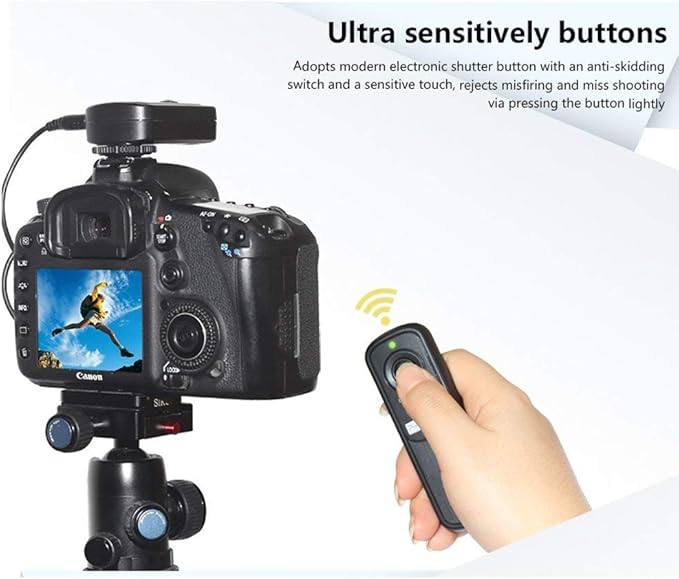 Pixel 2.4G Wireless Remote Control DC2 Remote Shutter Release Compatible with Nikon MC-DC2 Z7 Z7II Z6 Z6II Z5 D5600 D3300 D5000 D5100 D5200 D5300 D90 D7000 D7100 D7200 D7500 D780 D610 D750 P7700 P7800