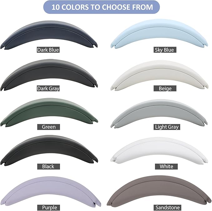 Headband Pad for Bose QuietComfort 45 QC45 QC35II QC35, Headband Cushion Cover with Protein Leather& Memory Foam (Sandstone)