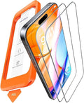 UltraGlass Unbreak TOP 9H+ Glass for iPhone 14 Pro Screen Protector [12FT Military Grade Shatterproof & Longest Durable] Screen Protector 14 Pro Tempered Glass, Anti-fingerprint, 2 Packs