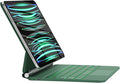 HOU Keyboard Case for iPad Air 11 inch 2025 (M3)/2024 (M2)&iPad Pro 11 Inch(4th/3rd/2nd/1st) Gen 2022,iPad Air 5th&4th Generation Case with Keyboard,Magic-Stand, Multi-Touch Trackpad,Backlight,Green