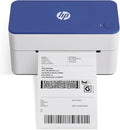 HP Shipping Label Printer, Commercial Grade Direct Thermal, Compact & Easy-to-use, High-Speed 300 DPI, Barcode, Compatible with, UPS, Ebay, ShipStation More, HPKE103, 7.9''x 4.6'' x 4.7'', white