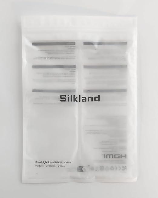 Silkland 10K 8K HDMI 2.1 Cable 2-Pack 3.3FT, Certified Ultra High Speed HDMI 2.1 Cable [8K@60Hz, 4K@120Hz] eARC/ARC, Dolby Atmos Vision, 48Gbps, HDR, HDCP Compatible for Samsung/Vizio/SoundBar/BluRay
