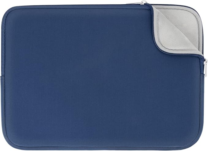 RAINYEAR 11-11.6 Inch Laptop Sleeve Case Soft Lining Carrying Bag Padded Cover Compatible with 11.6" MacBook Air for 11" Notebook Computer Tablet Chromebook (Navy Blue, Upgraded Version)