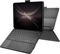 Universal Keyboard Case for 9-11 Inch Tablets, Bluetooth Detachable Keyboard for Android Tablets/iPads/Galaxy Tabs, Magnetic Backlit Keyboard with Washable Adhesive Mount & Any-Angle Stand & Trackpad
